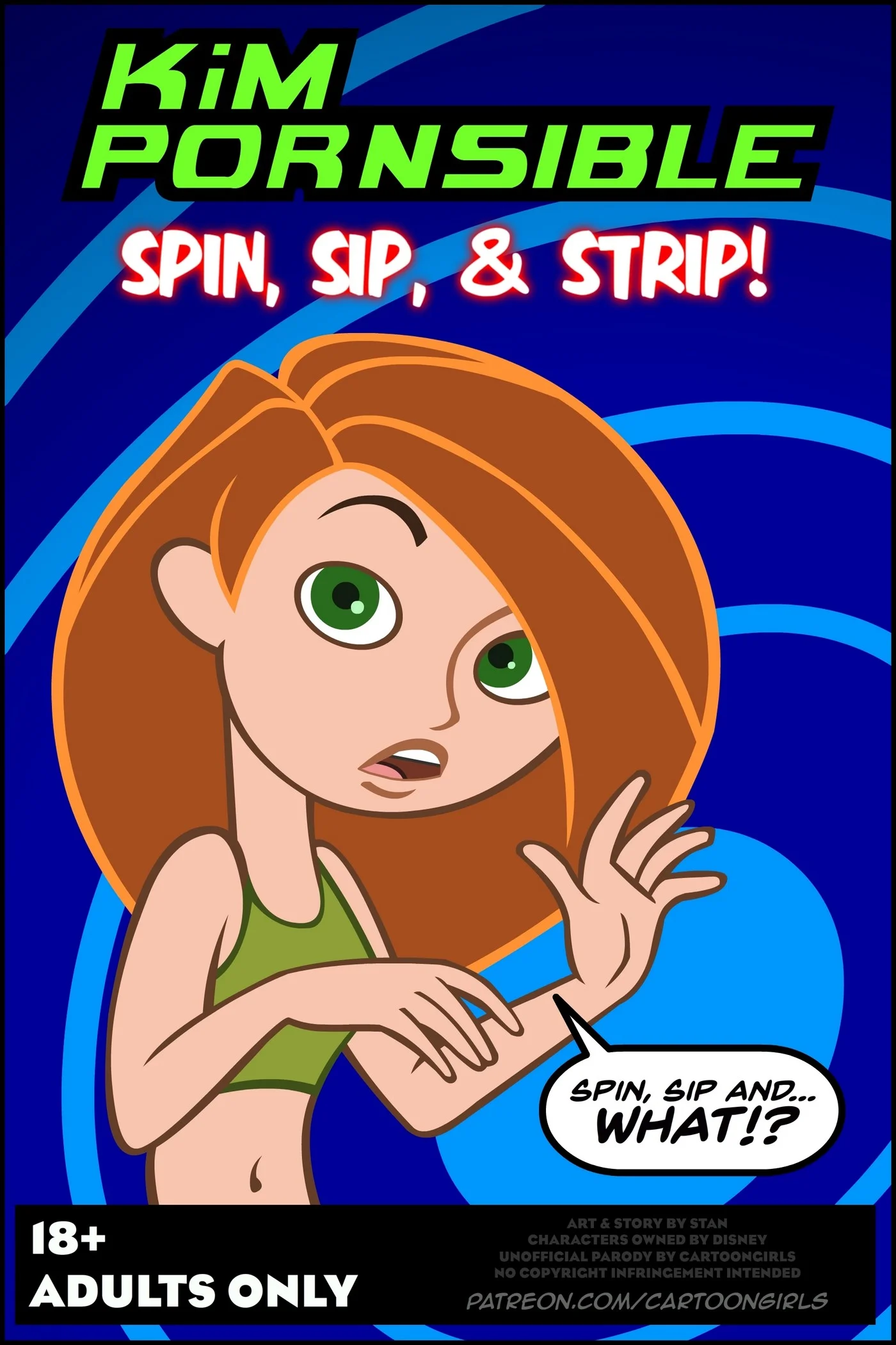Kim Possible Nude  Shego Cosplay Porn