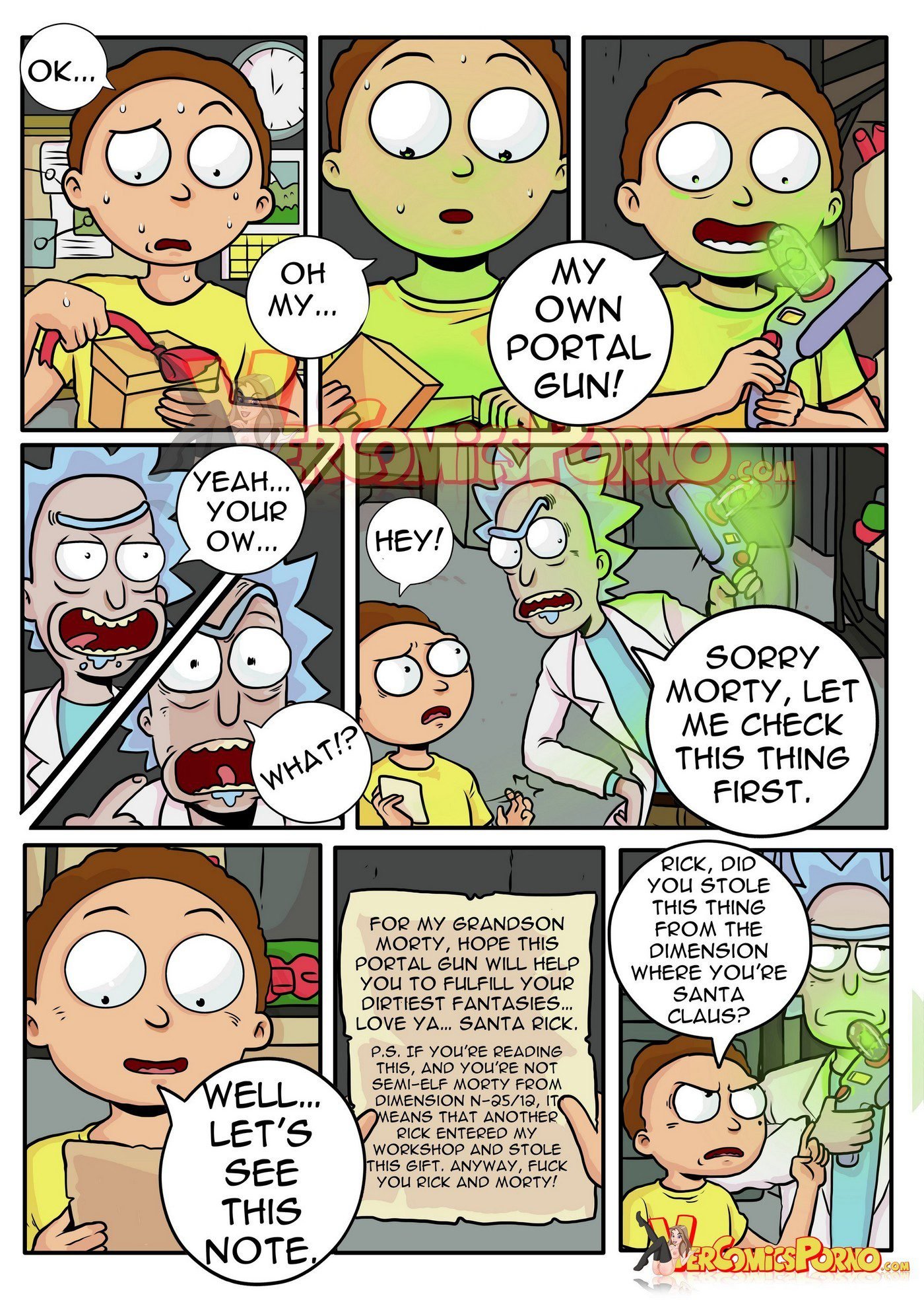 RICK AND MORTY PORN COMICS 