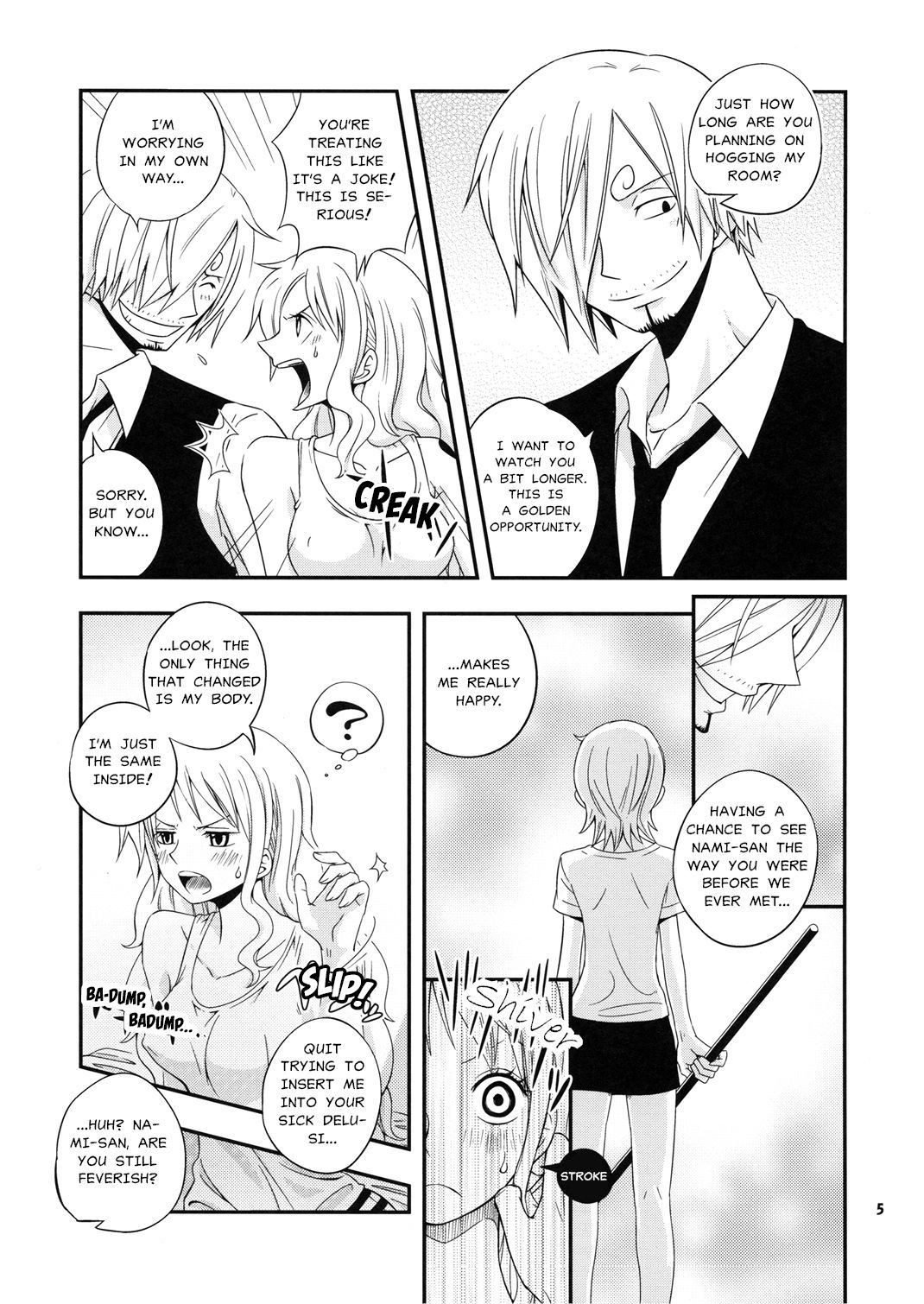 sanji x nami hentai YOUNG AND PRETTY LOVER 