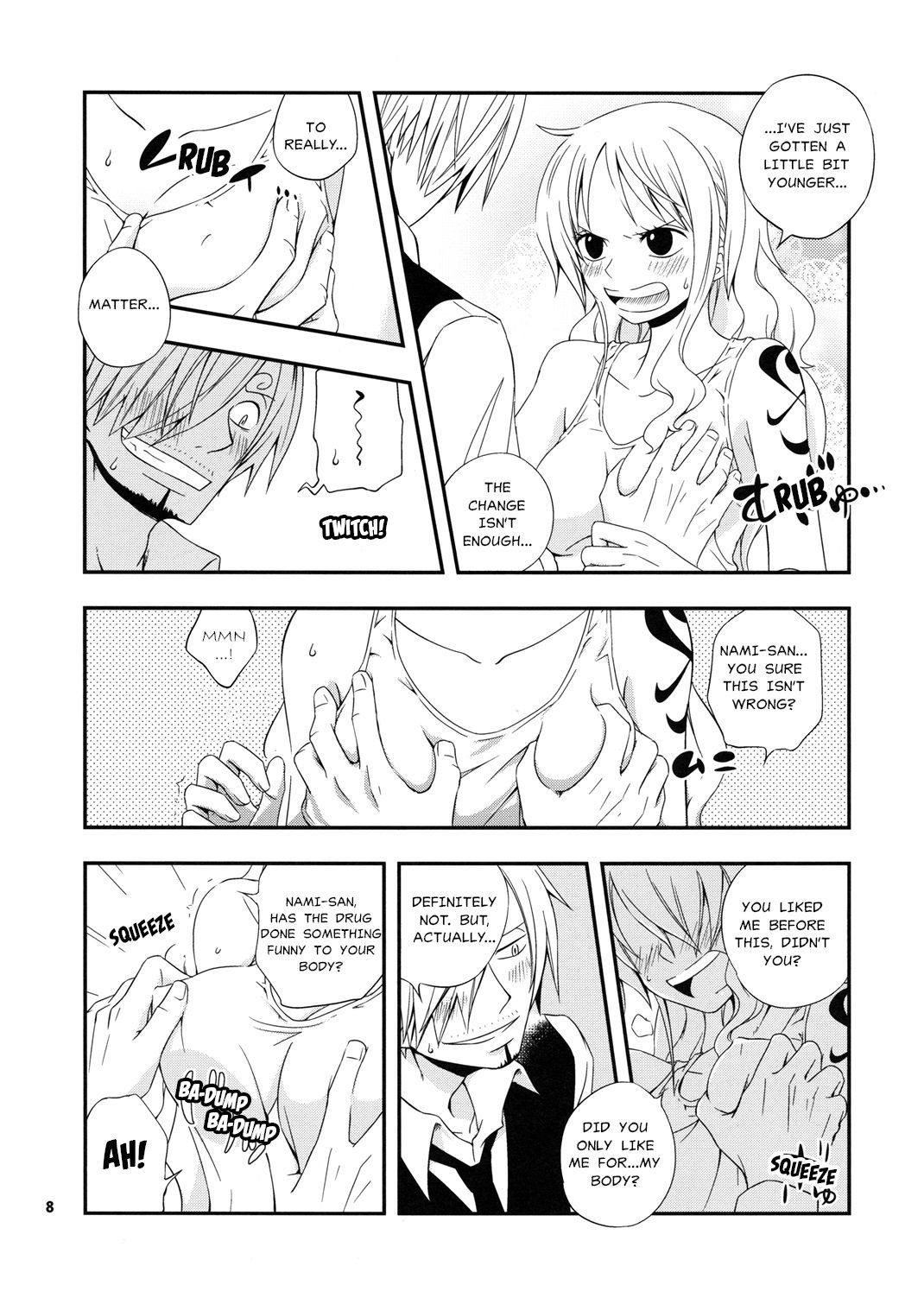 sanji x nami hentai YOUNG AND PRETTY LOVER 